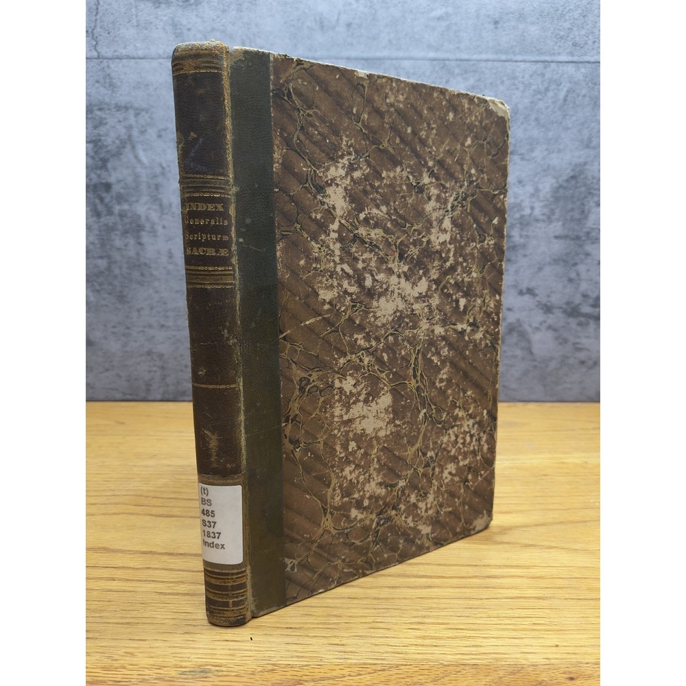 Scripturae Sacrae Cursus Completus Ex Commentarus Omnium Perfectissim 1845 Latin